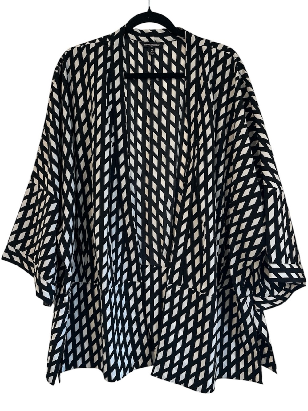 Banana Republic | Black & White Kimono | Size XL